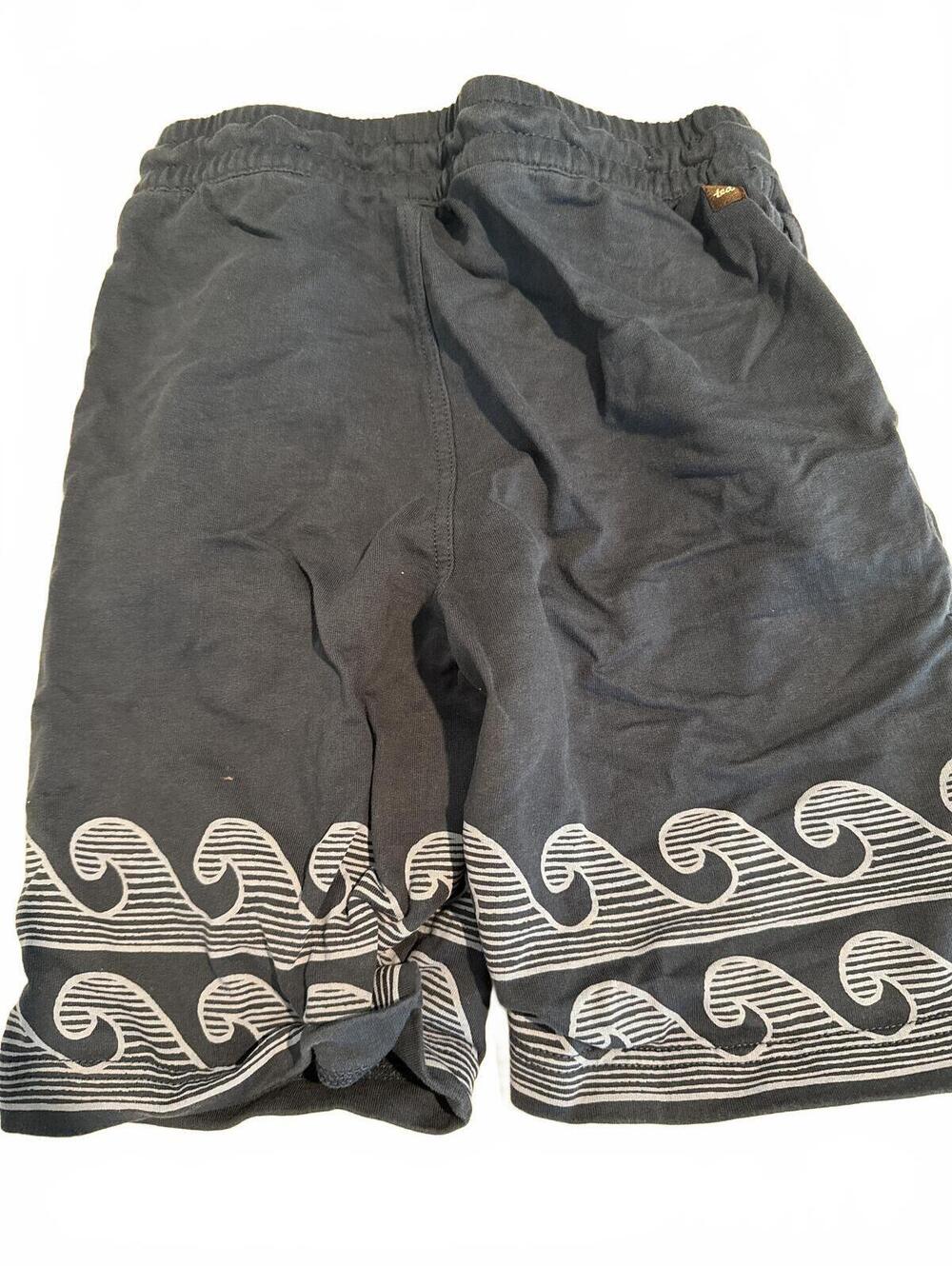 Tea Collection Boys Navy Pull on Sweat Shorts Size 14 - Picture 2 of 3